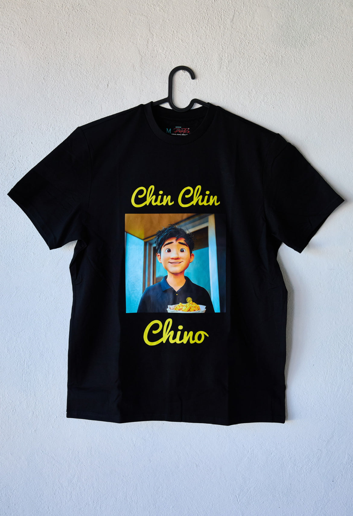BLACK T SHIRT CHIN CHIN CHINO