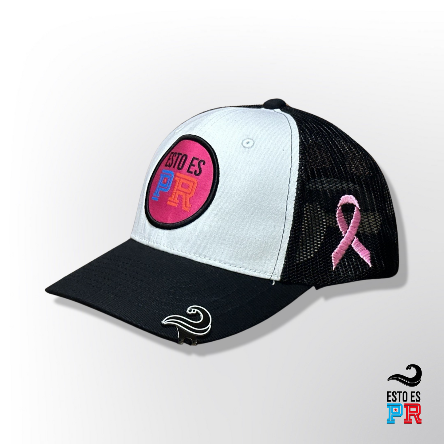 E- Fuck Cancer 💓 conmemorative 6 Panel Trucker Hat