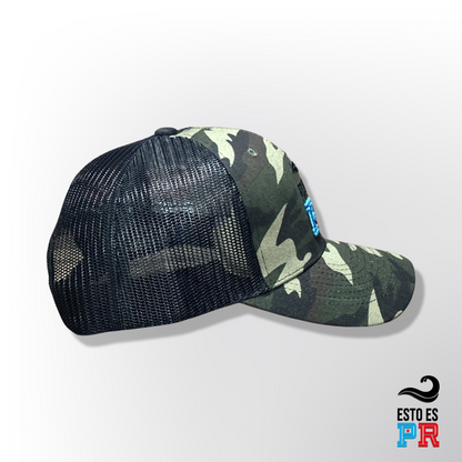 E- BorinCamo 🪖 6 Panel Trucker Hat